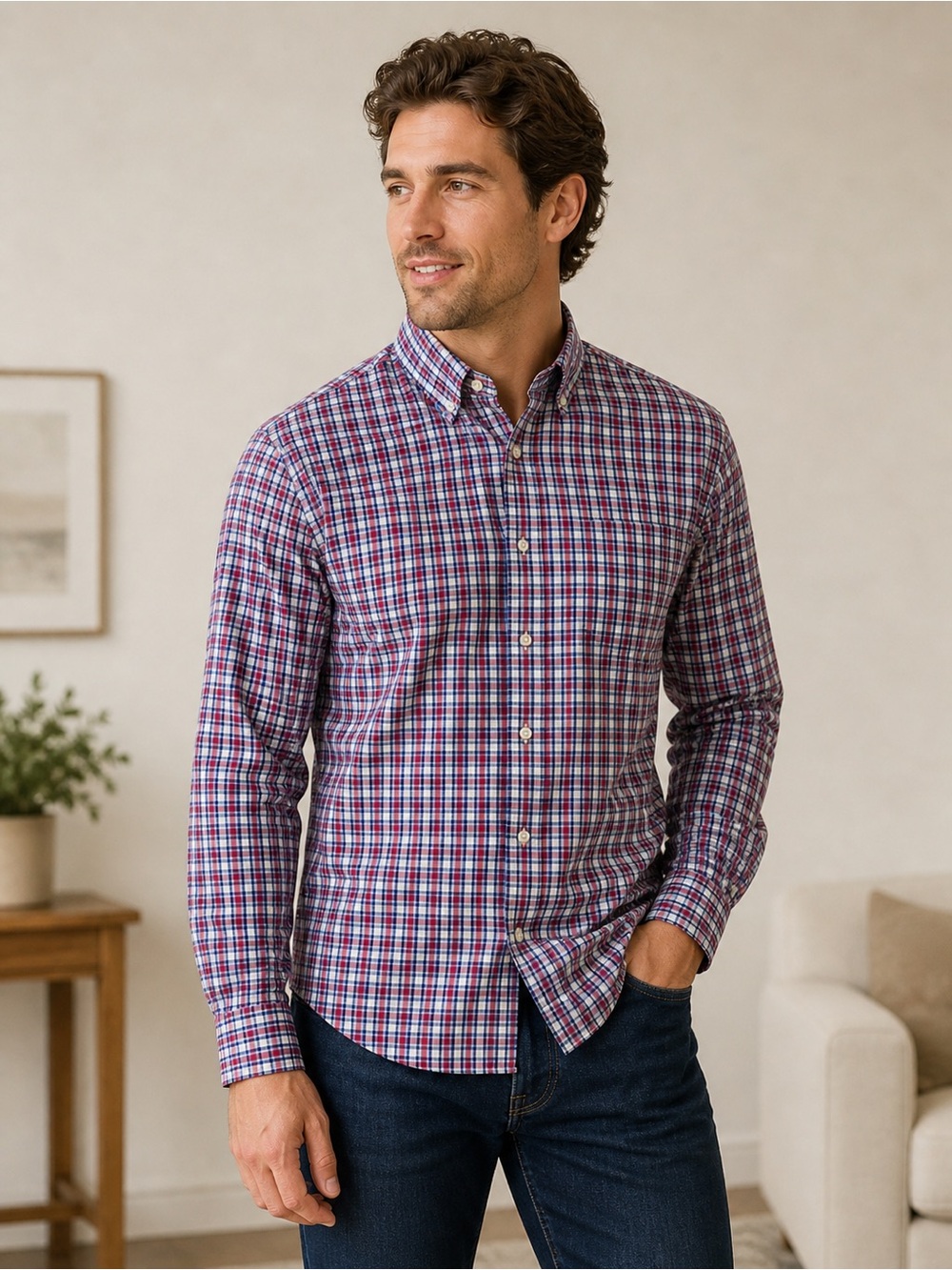 Kirkland Signature Men’s Sport Shirt Size L NEW # K32